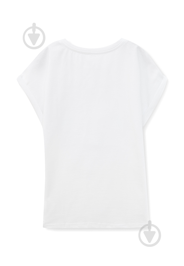 Футболка для девочек Роза р.128 белый 201210 - фото 2 Футболка для девочек Роза р.128 белый 201210 - фото 2