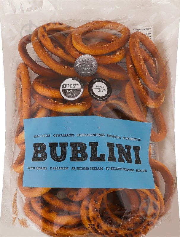 Сушка Бублины с кунжутом 375 г - фото 1 Сушка Бублины с кунжутом 375 г - фото 1