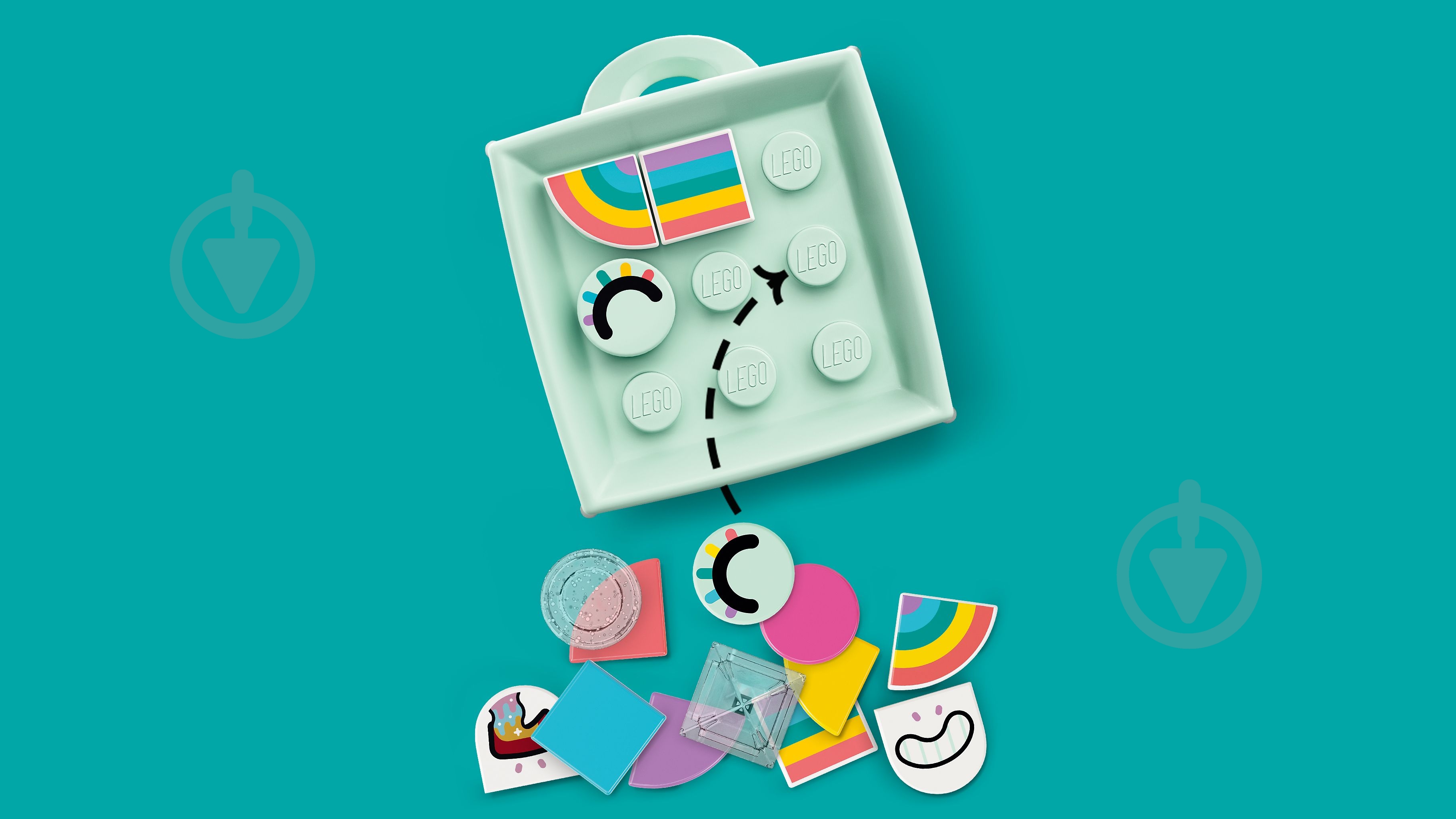 Конструктор LEGO Dots Брелок для сумки «Единорог» 41940 - фото 11