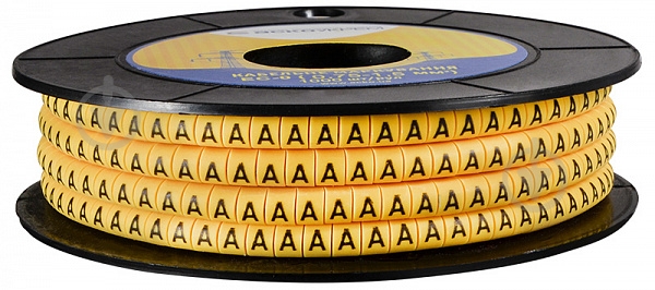 Маркер кабельный Аско-Укрем EC-0 - A желтый - фото 2