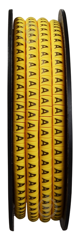 Маркер кабельный Аско-Укрем EC-0 - A желтый - фото 4