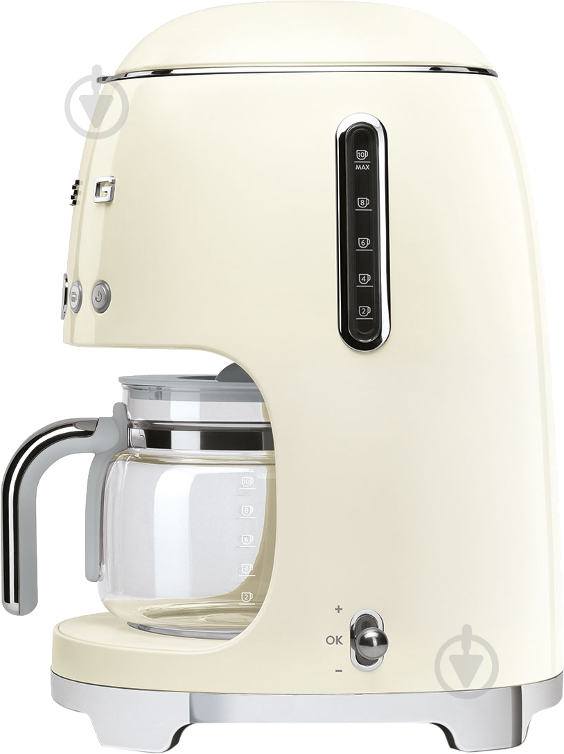 Кофеварка капельная Smeg DCF02CREU - фото 3 Кофеварка капельная Smeg DCF02CREU - фото 3