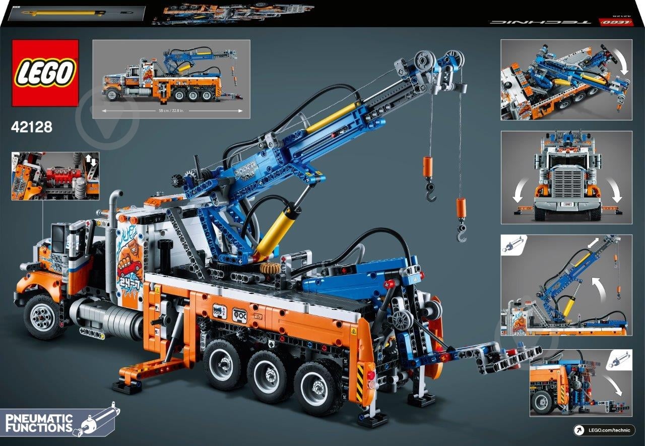Конструктор LEGO Technic Важкий тягач 42128 - фото 4 Конструктор LEGO Technic Важкий тягач 42128 - фото 4