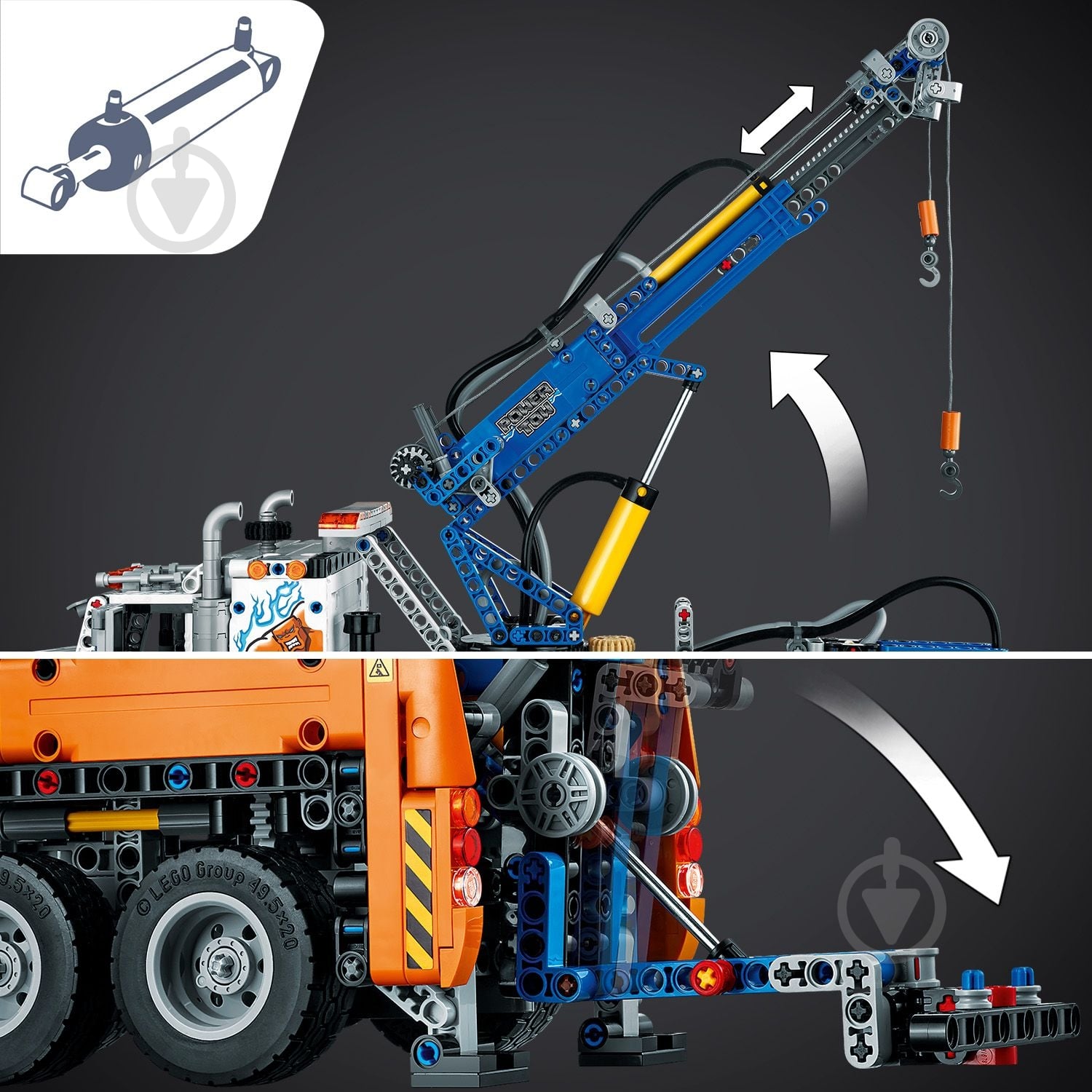 Конструктор LEGO Technic Важкий тягач 42128 - фото 7 Конструктор LEGO Technic Важкий тягач 42128 - фото 7