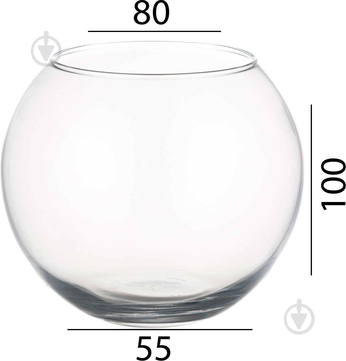 Ваза Pasabahce Флора Pasabahce 10,3 см прозрачная - фото 3