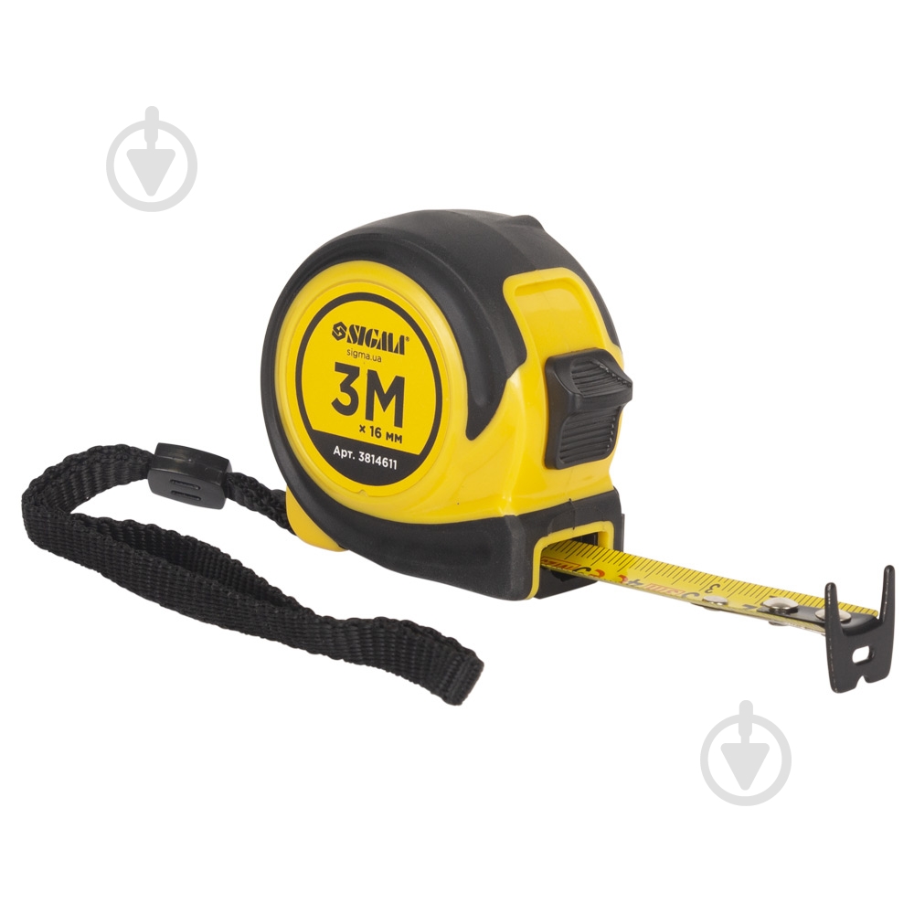 Рулетка Sigma Compact 3814611 3 м x 16 мм - фото 1