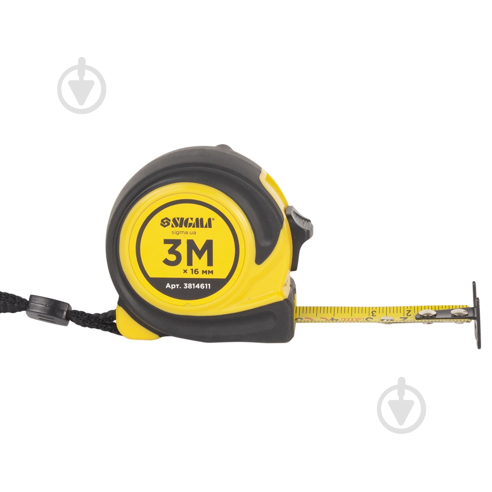 Рулетка Sigma Compact 3814611 3 м x 16 мм - фото 2