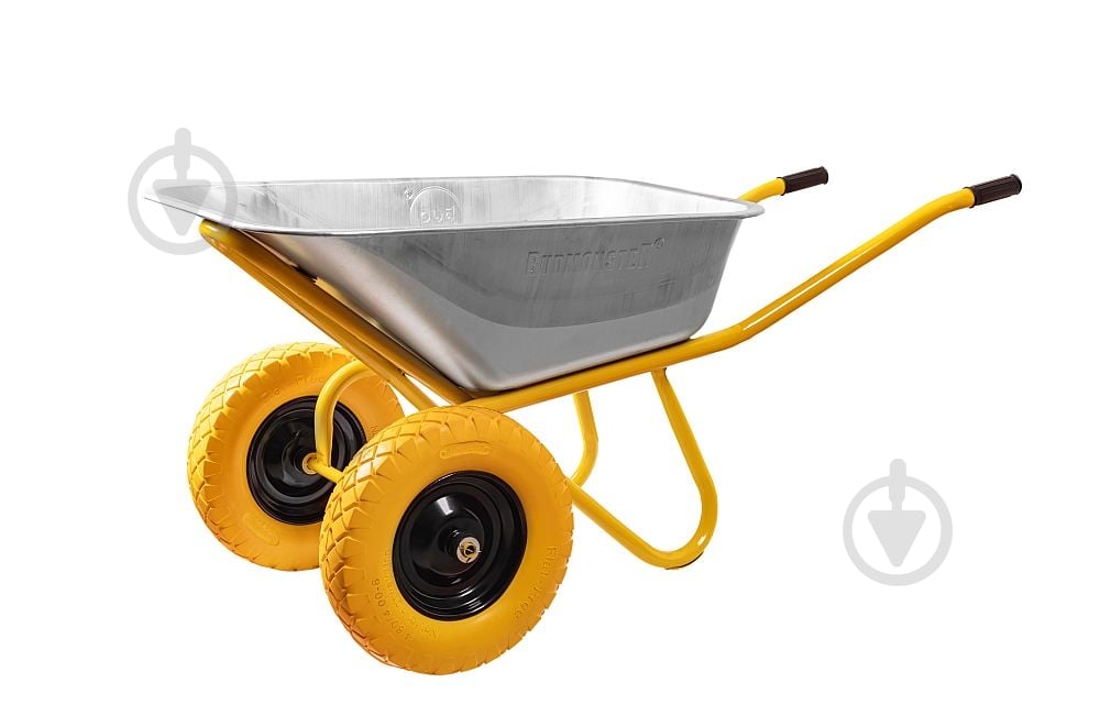 Тачка садовая Budmonster 100 л 200 кг (01-010ПУ) - фото 1 Тачка садовая Budmonster 100 л 200 кг (01-010ПУ) - фото 1