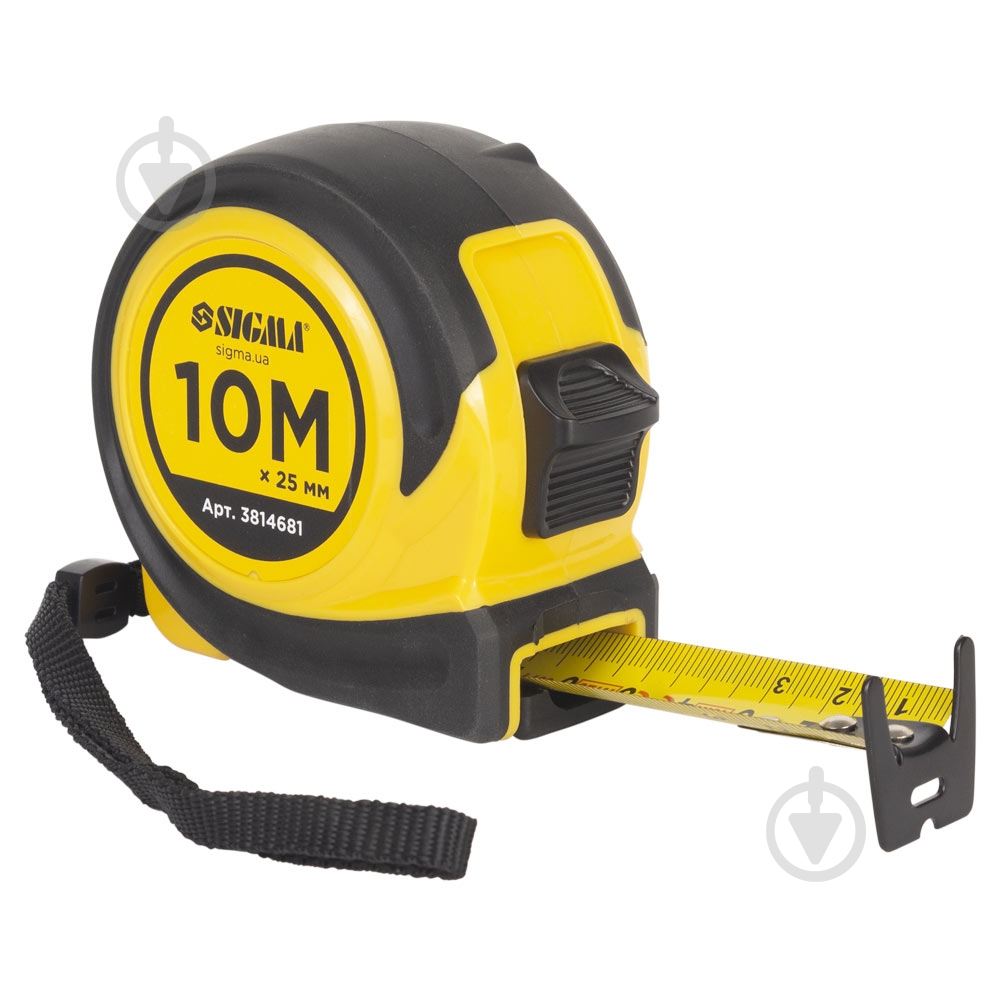 Рулетка Sigma Compact 3814681 10 м x 25 мм - фото 1