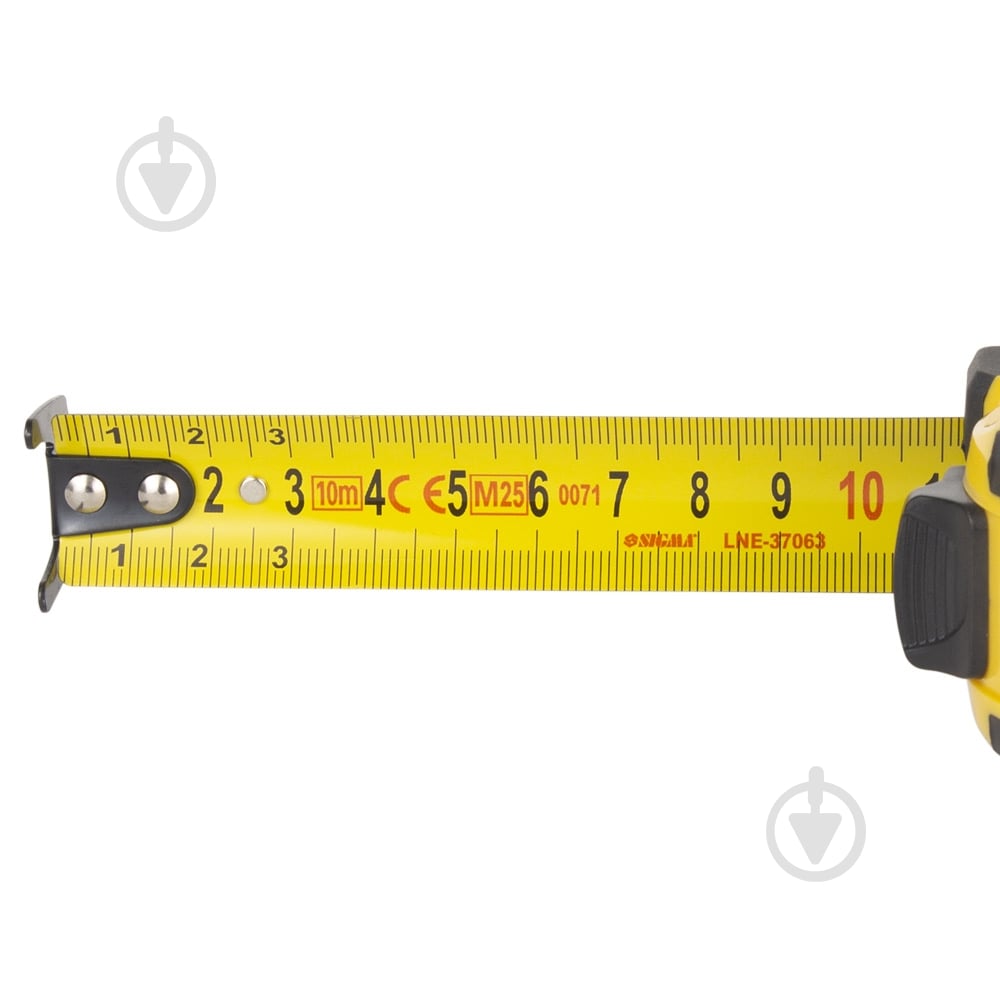 Рулетка Sigma Compact 3814681 10 м x 25 мм - фото 6
