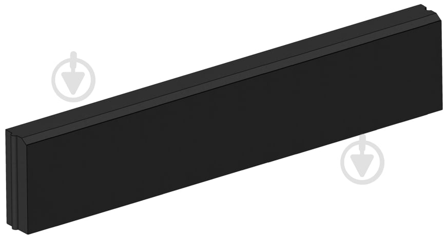 Бордюр тротуарний KOLIZEY 1000x200x60 мм шип-паз чорний - фото 1 Бордюр тротуарний KOLIZEY 1000x200x60 мм шип-паз чорний - фото 1