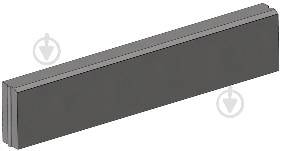 Бордюр тротуарний KOLIZEY 1000x200x80 мм шип-паз сірий - фото 1 Бордюр тротуарний KOLIZEY 1000x200x80 мм шип-паз сірий - фото 1