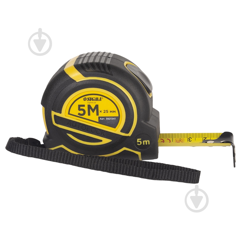 Рулетка Sigma ClickLock 3821341 5 м x 25 мм - фото 2 Рулетка Sigma ClickLock 3821341 5 м x 25 мм - фото 2