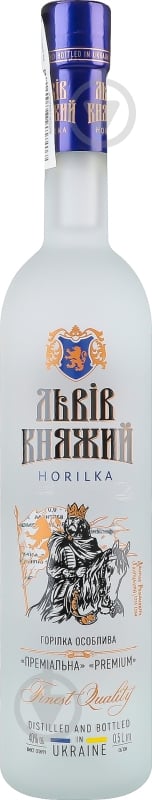 Водка Львів Княжий Premium 0,5 л 40% 0,5 л - фото 1 Водка Львів Княжий Premium 0,5 л 40% 0,5 л - фото 1