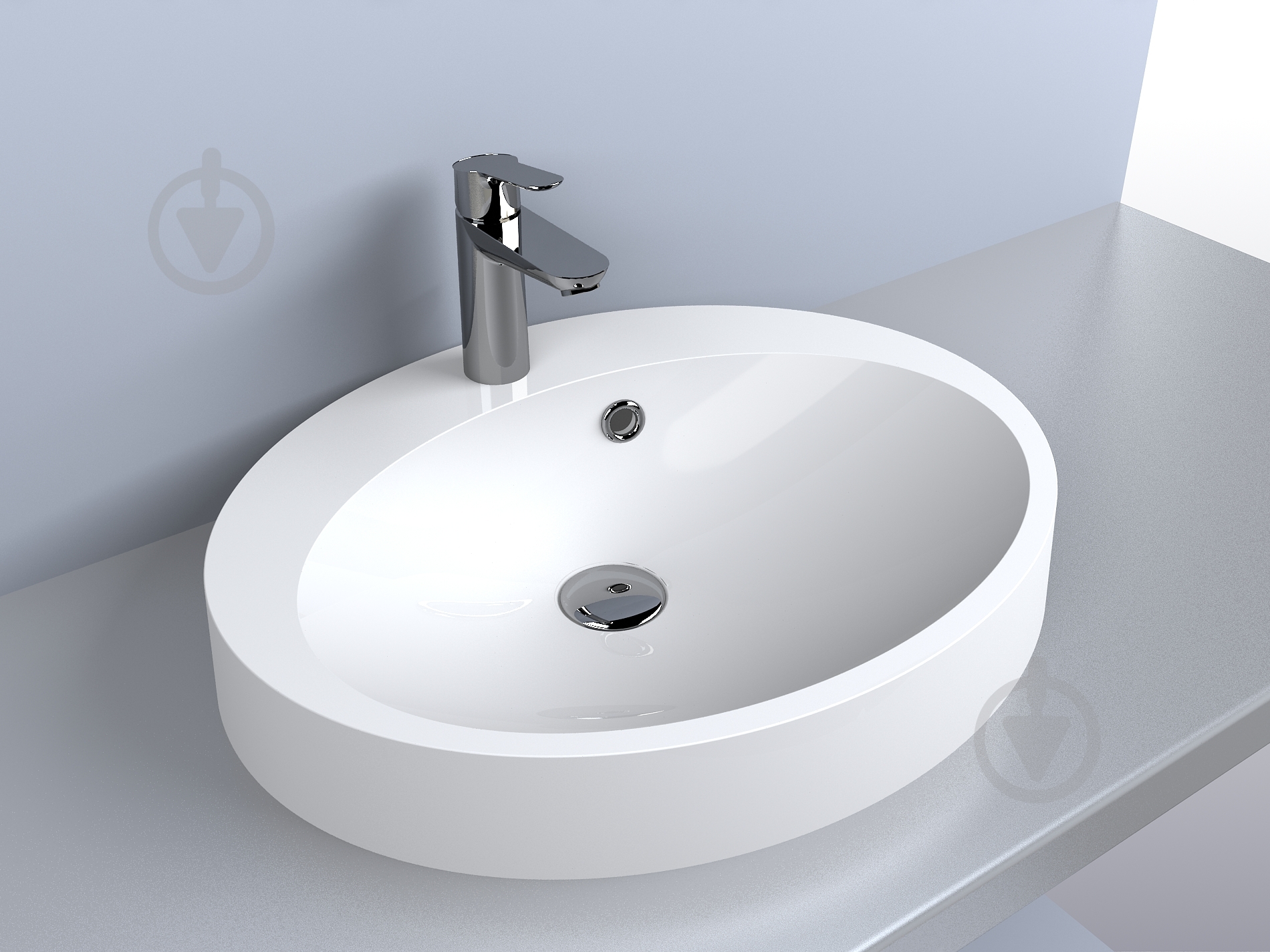 Умивальник Miraggio Devon (Matte) білий матовий - фото 4