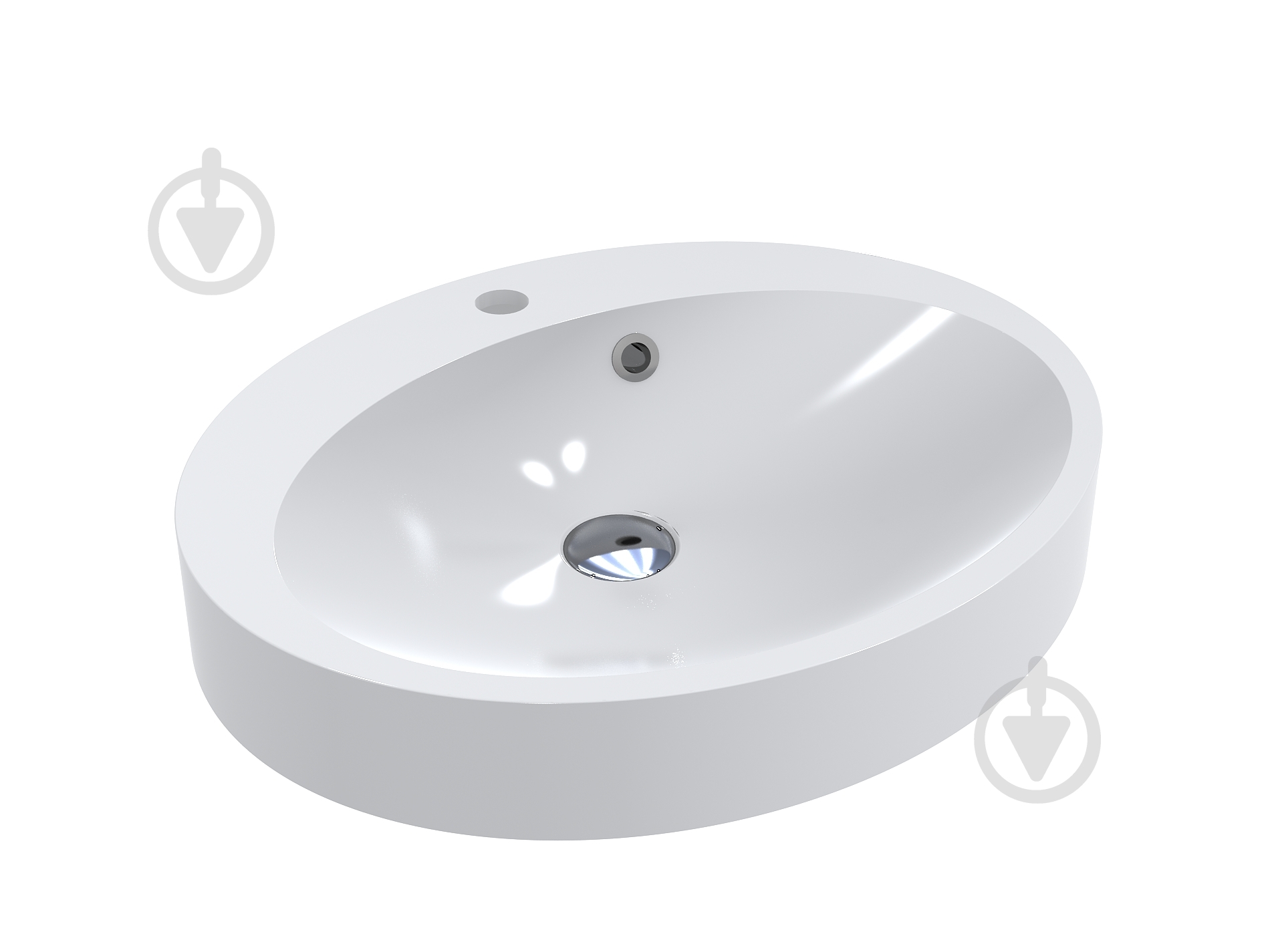 Умивальник Miraggio Devon (Matte) білий матовий - фото 2