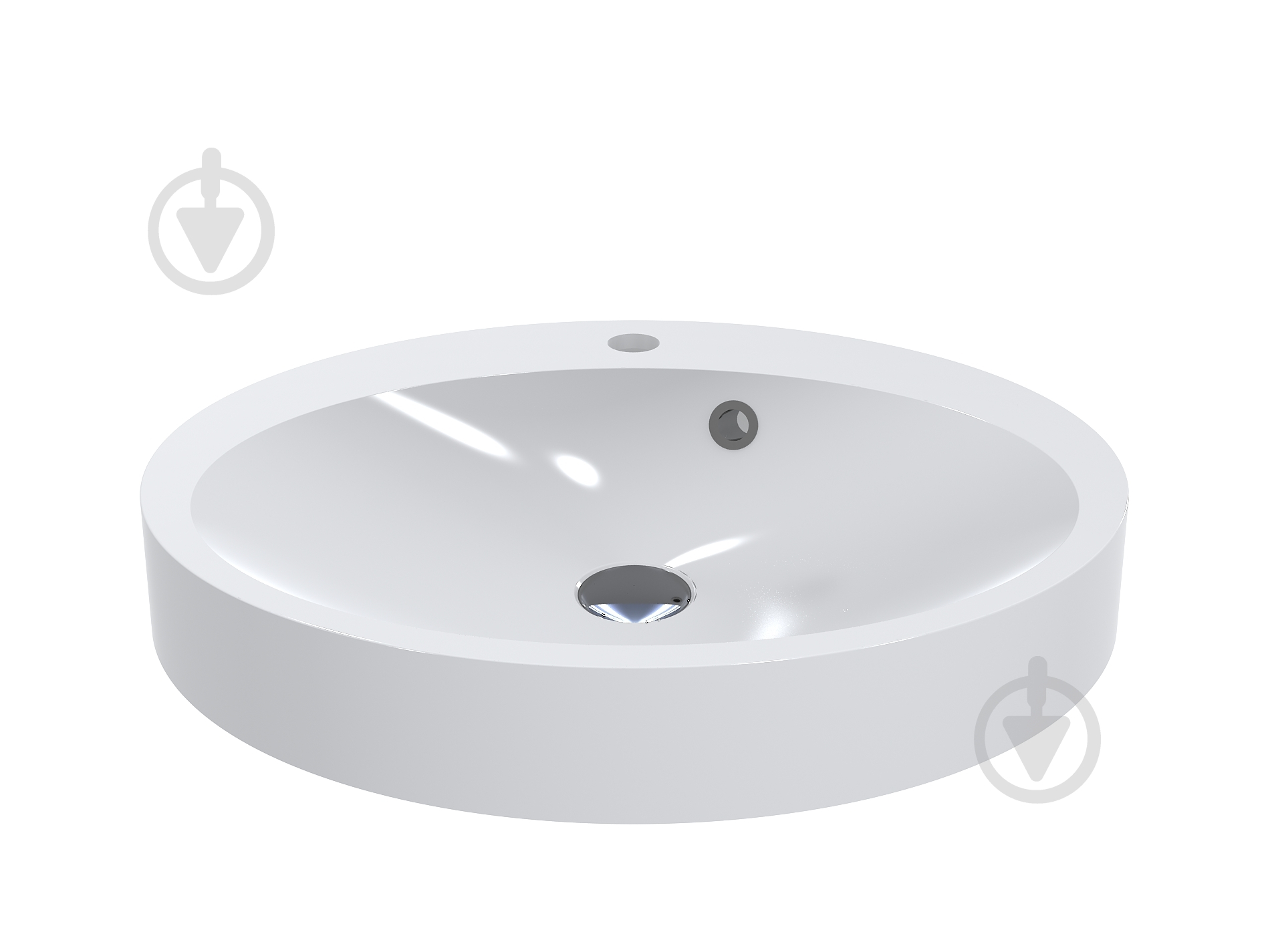 Умивальник Miraggio Devon (Matte) білий матовий - фото 1