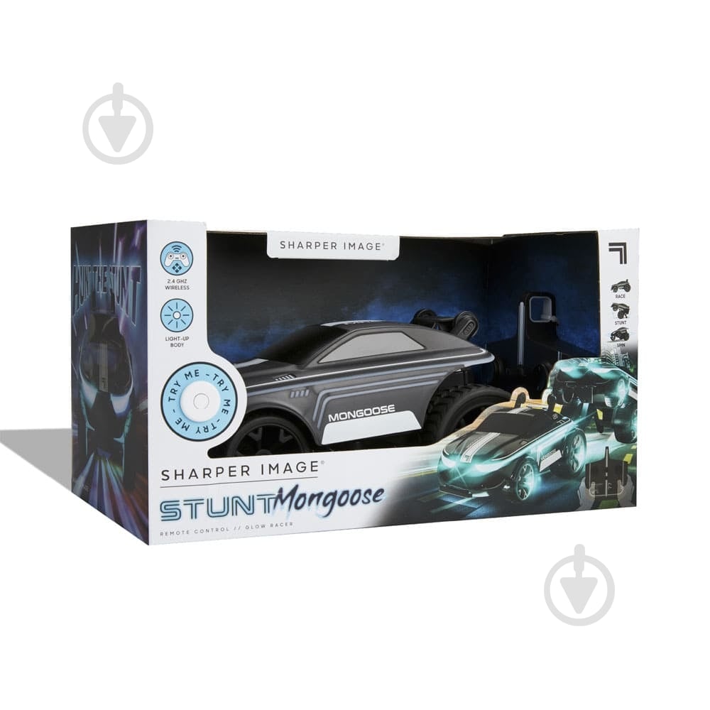 Автомобиль на радиоуправлении SHARPER IMAGE Stunt Mongoose LED 1:16 1212009991 - фото 1 Автомобиль на радиоуправлении SHARPER IMAGE Stunt Mongoose LED 1:16 1212009991 - фото 1