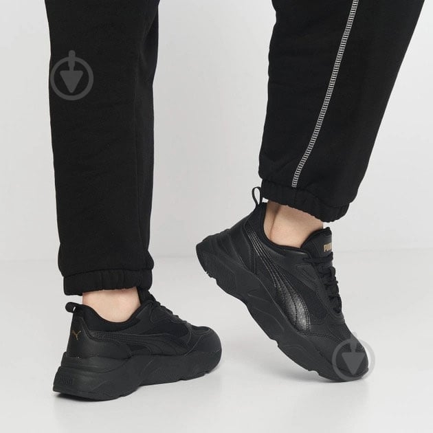 Кросівки жіночі демісезонні Puma Cassia 38464702 р.37 чорні - фото 6