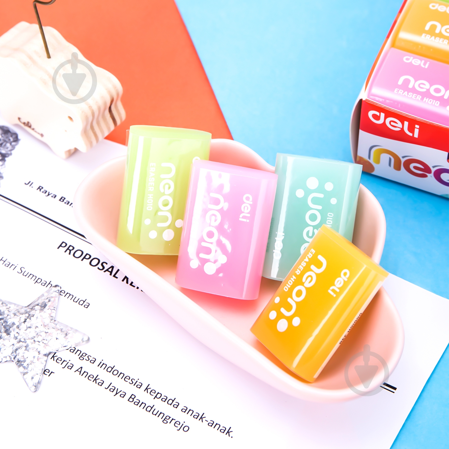 Ластик микс EH01000 Deli - фото 5