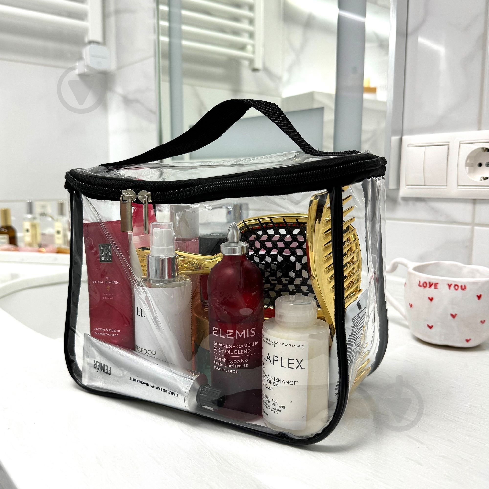Косметичка Organize Washbag L черный - фото 5