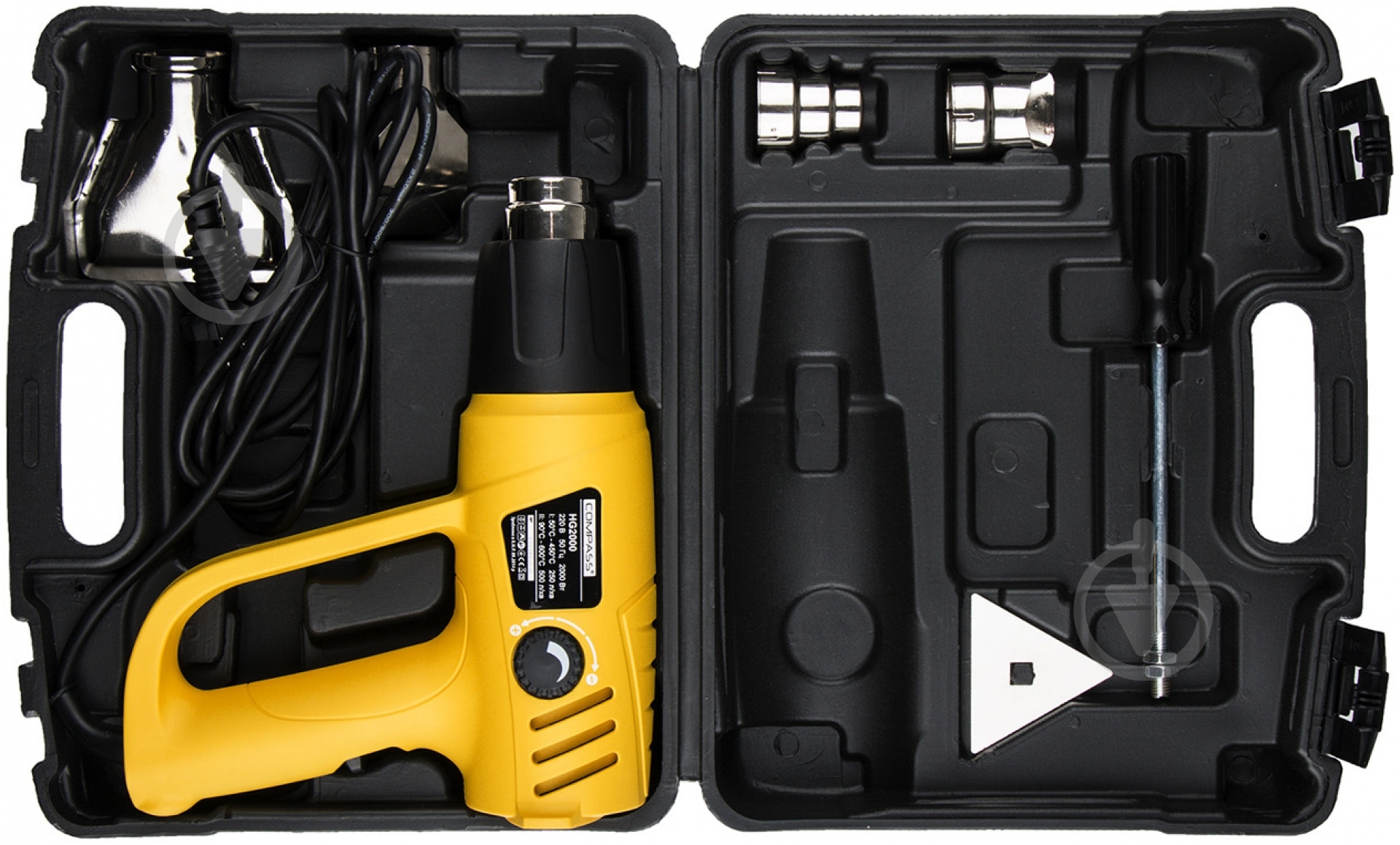 Фен строительный Compass HG2000 20116043 - фото 3