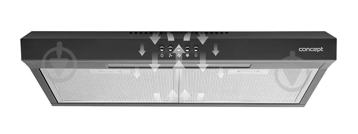 Витяжка Concept OPP1260bc BLACK - фото 3