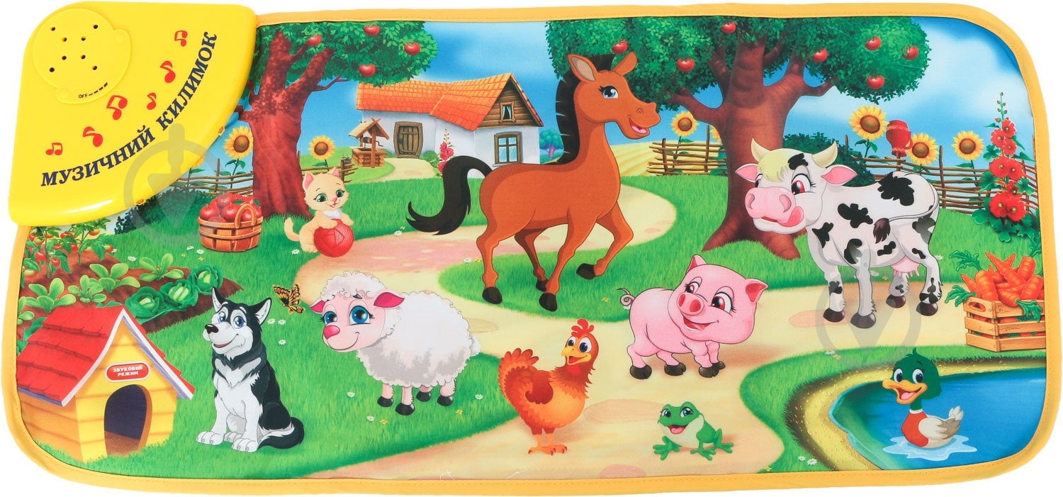 Розвиваючий килимок Країна Іграшок Співоче подвір'є KI-781-U - фото 1 Розвиваючий килимок Країна Іграшок Співоче подвір'є KI-781-U - фото 1