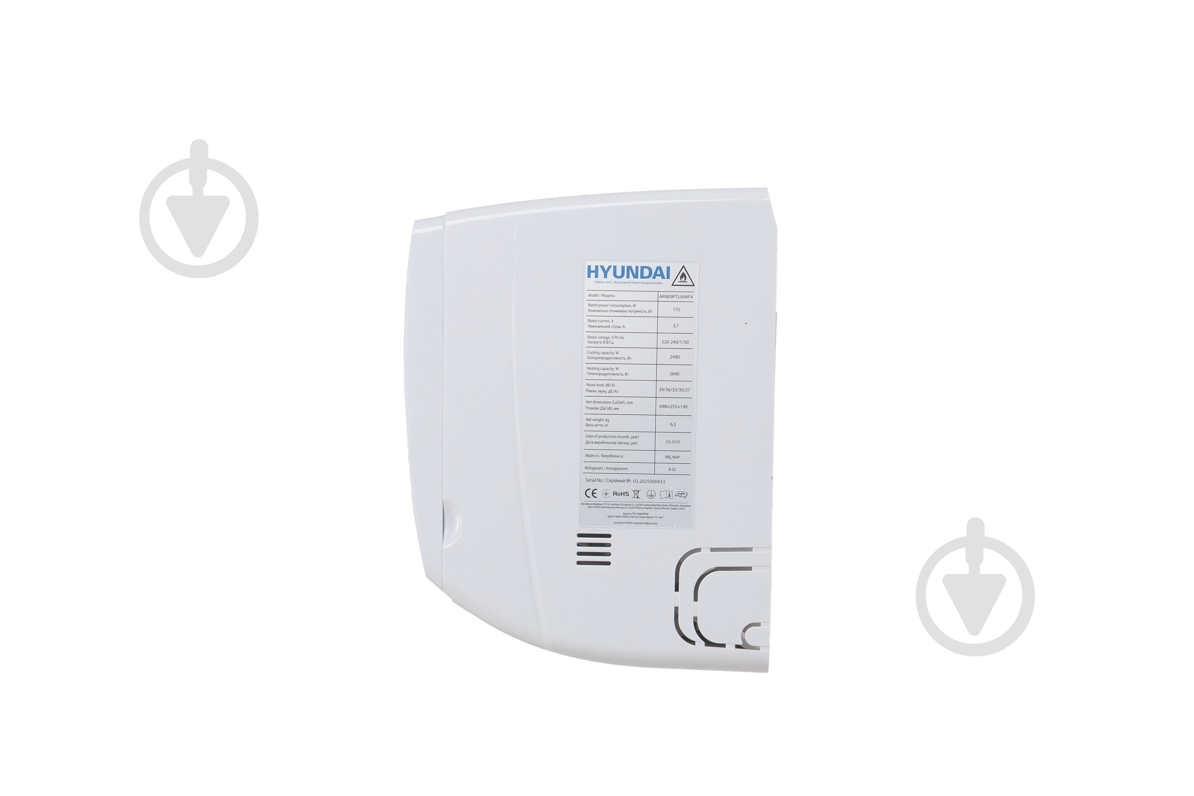 Кондиціонер Hyundai ARN09PTUAWF4/ARU09PTUAWF4 - фото 6