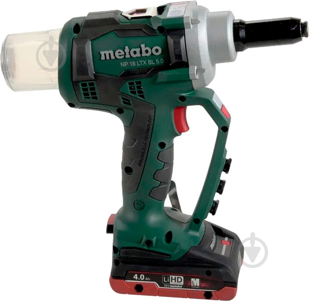 Пістолет для заклепок Metabo акумуляторний NP 18 LTX BL 5.0 619002840 619002840 - фото 5