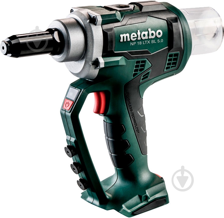 Пістолет для заклепок Metabo акумуляторний NP 18 LTX BL 5.0 619002840 619002840 - фото 8