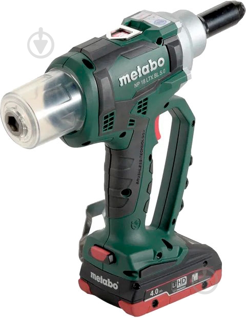 Пістолет для заклепок Metabo акумуляторний NP 18 LTX BL 5.0 619002840 619002840 - фото 6