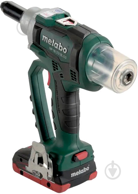Пістолет для заклепок Metabo акумуляторний NP 18 LTX BL 5.0 619002840 619002840 - фото 10