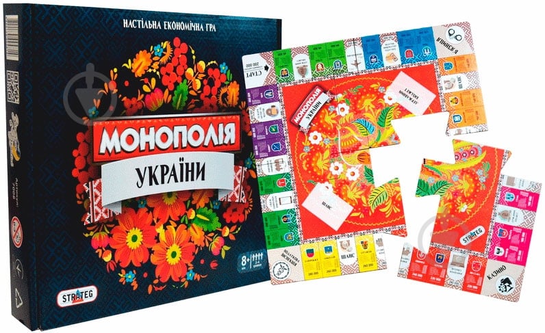 Гра настільна Strateg Монополія України LUX 7008 4820175994814 - фото 2
