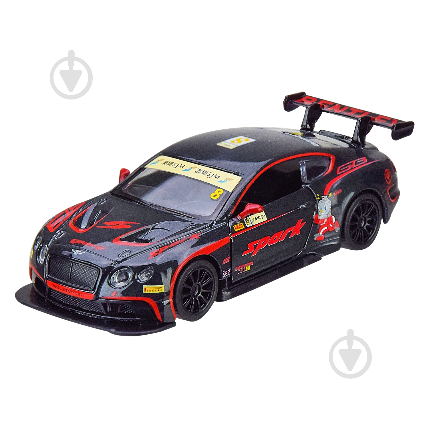 Машинка Shantou 1:43 Bentley Continental GT3 Concept 4364 - фото 2