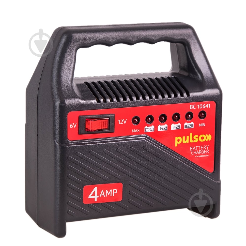 Зарядное устройство трансформаторное PULSO BC-10641 2,8 А 60 А/год - фото 1 Зарядное устройство трансформаторное PULSO BC-10641 2,8 А 60 А/год - фото 1