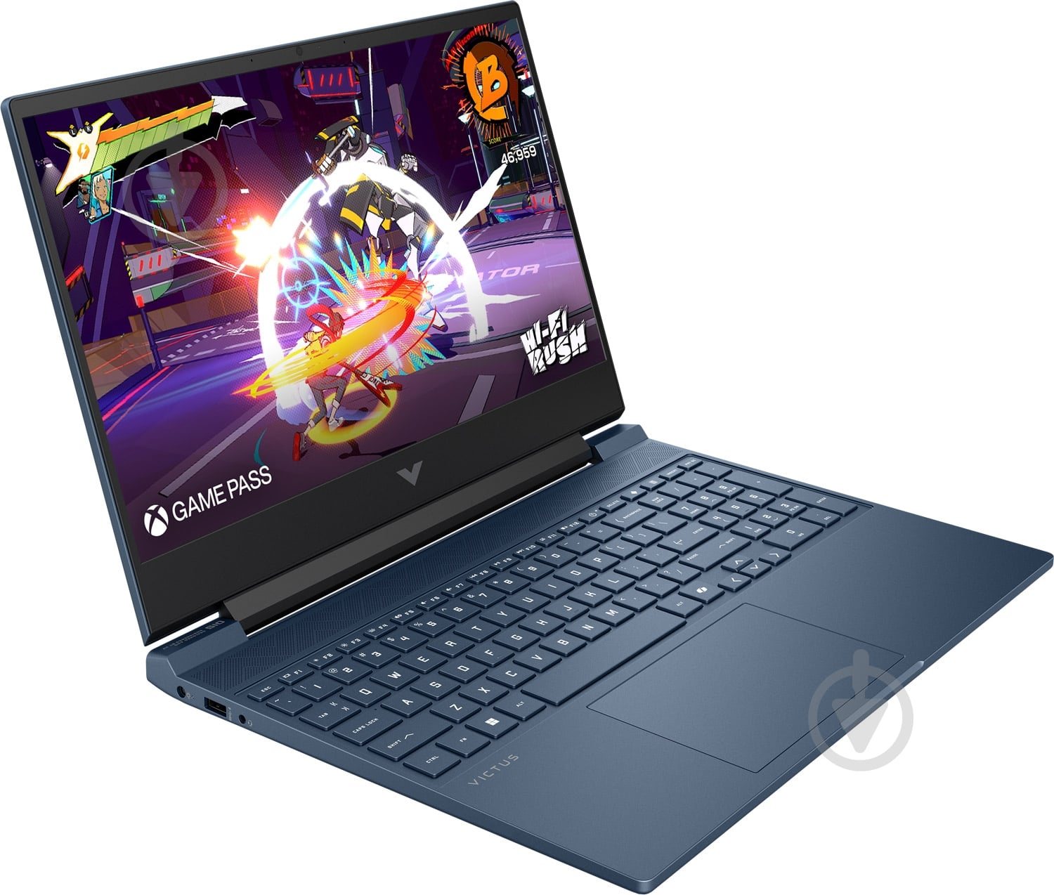 Ноутбук HP Victus 15-fa2710ua 15,6" (BF1H5EA) performance blue - фото 2