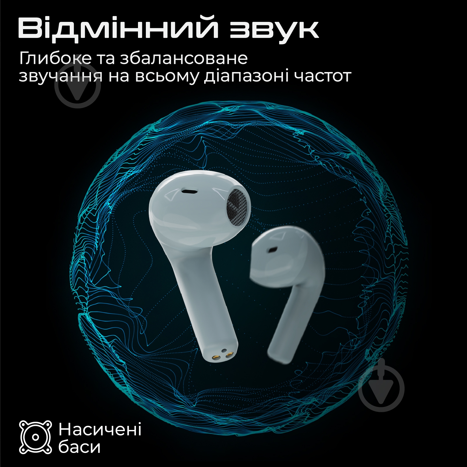 Наушники HiFuture white (flybuds3.white) - фото 3