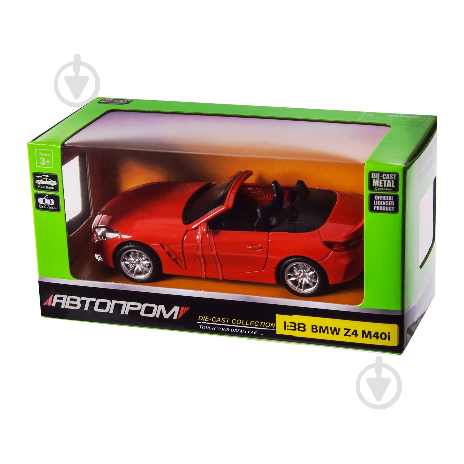 Машинка Автопром 1:38 BMW Z4 M40 4354 - фото 5