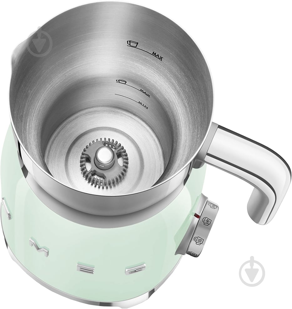 Капучинатор Smeg MFF01PGEU зеленый - фото 5 Капучинатор Smeg MFF01PGEU зеленый - фото 5