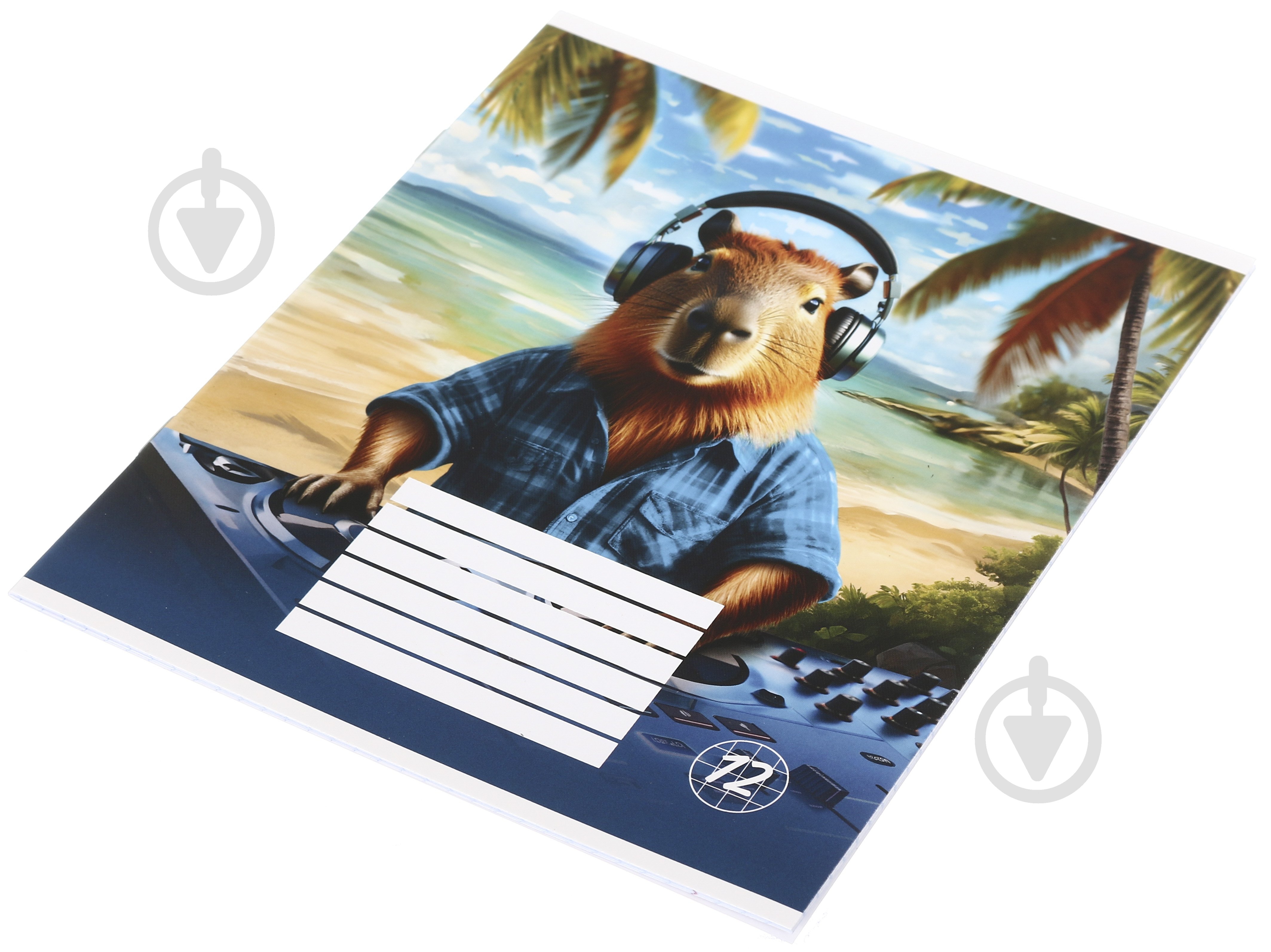 Зошит шкільний Capybara1_25 12 аркушів у клітинку Nota Bene - фото 2 Зошит шкільний Capybara1_25 12 аркушів у клітинку Nota Bene - фото 2