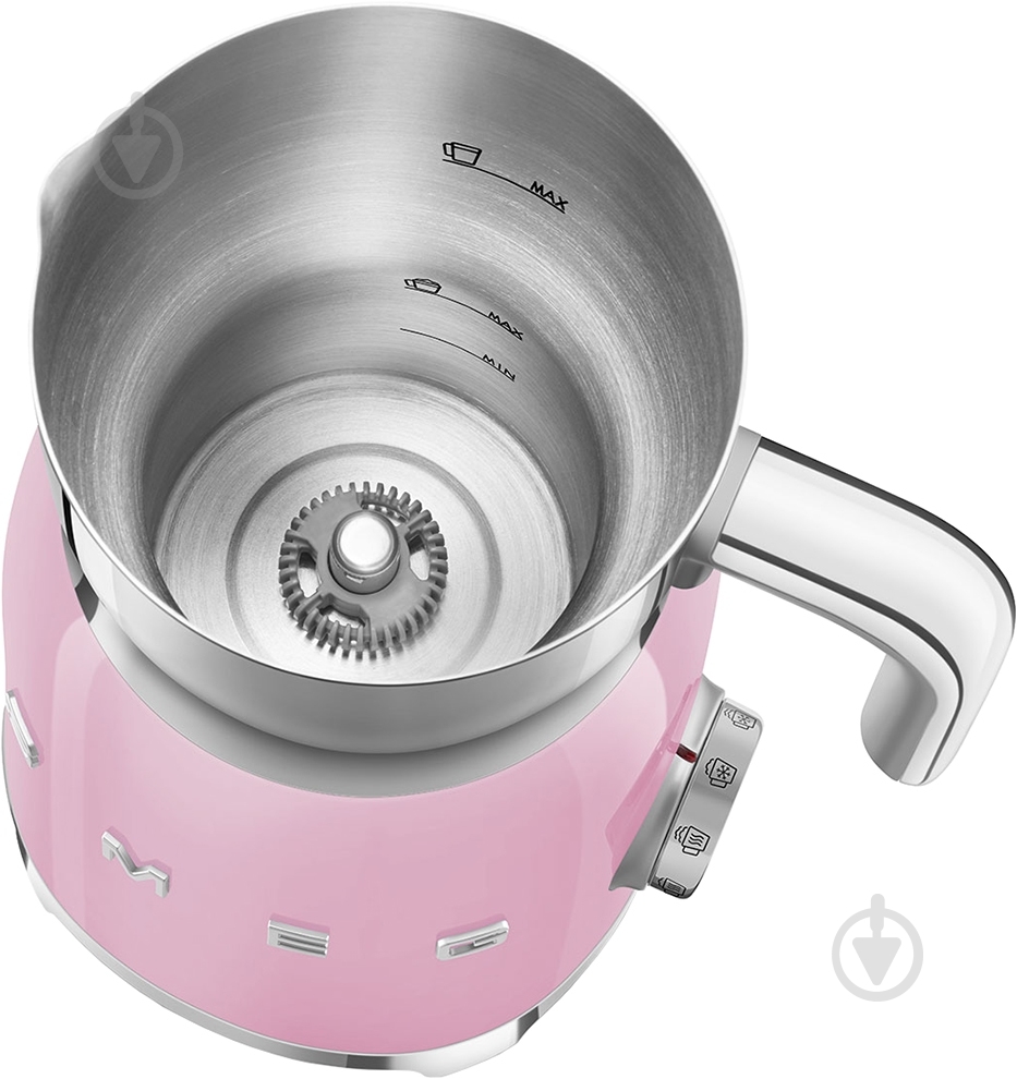 Капучинатор Smeg MFF01PKEU розовый - фото 5 Капучинатор Smeg MFF01PKEU розовый - фото 5
