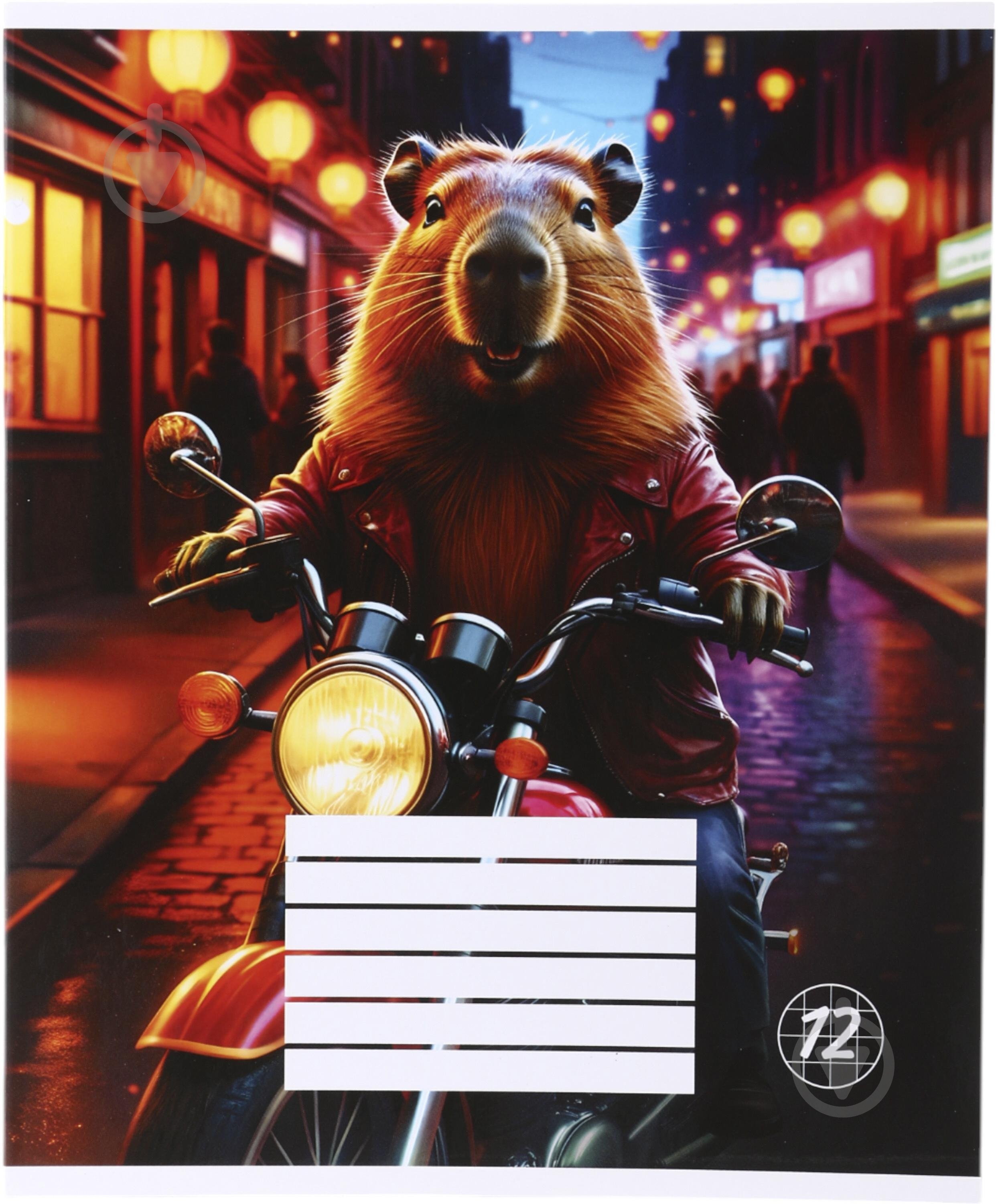 Зошит шкільний Capybara2_25 Nota Bene - фото 1 Зошит шкільний Capybara2_25 Nota Bene - фото 1