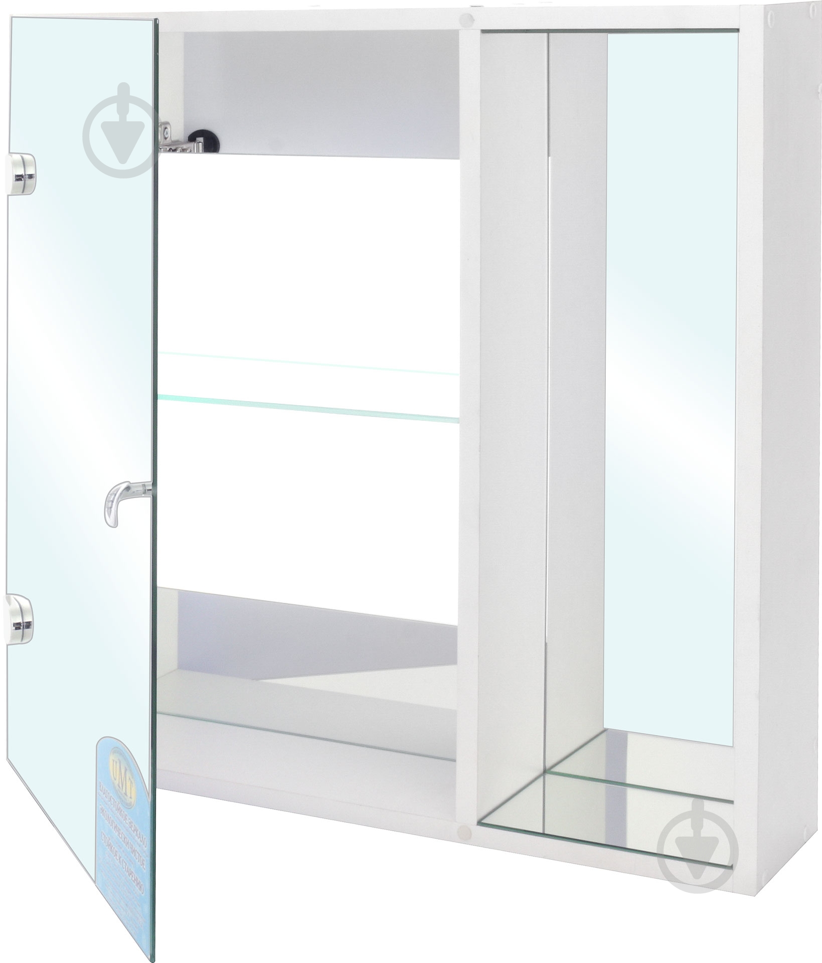 Зеркальный шкаф UMT 2ШП 60x60 - фото 3 Зеркальный шкаф UMT 2ШП 60x60 - фото 3