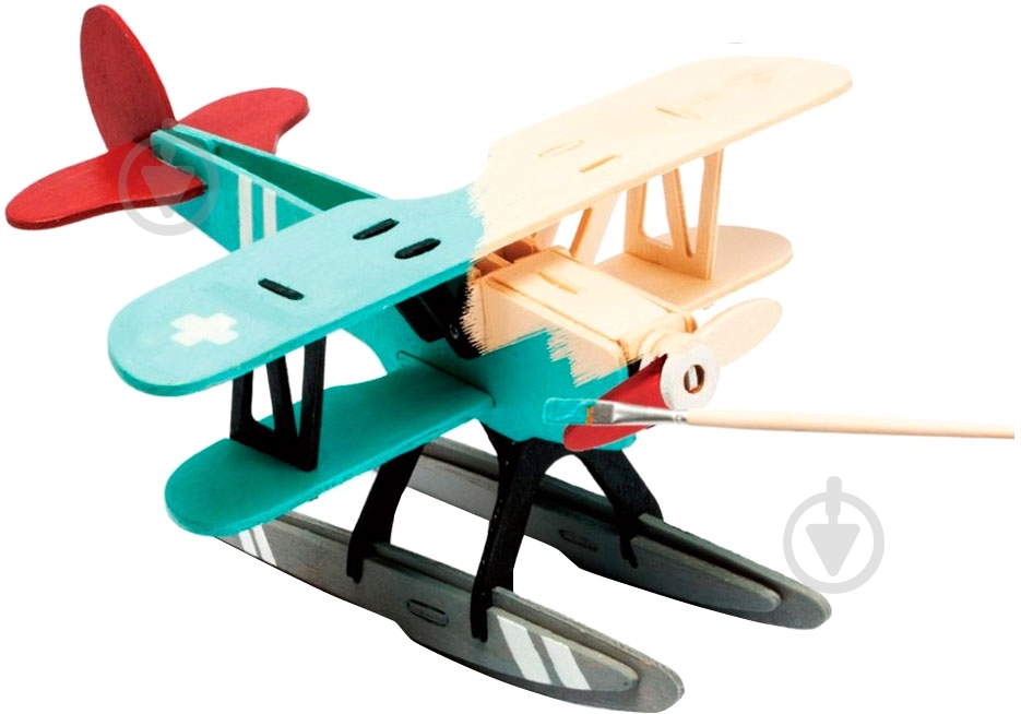 Конструктор-розмальовка Robotime Гідроплан HC260 - фото 2