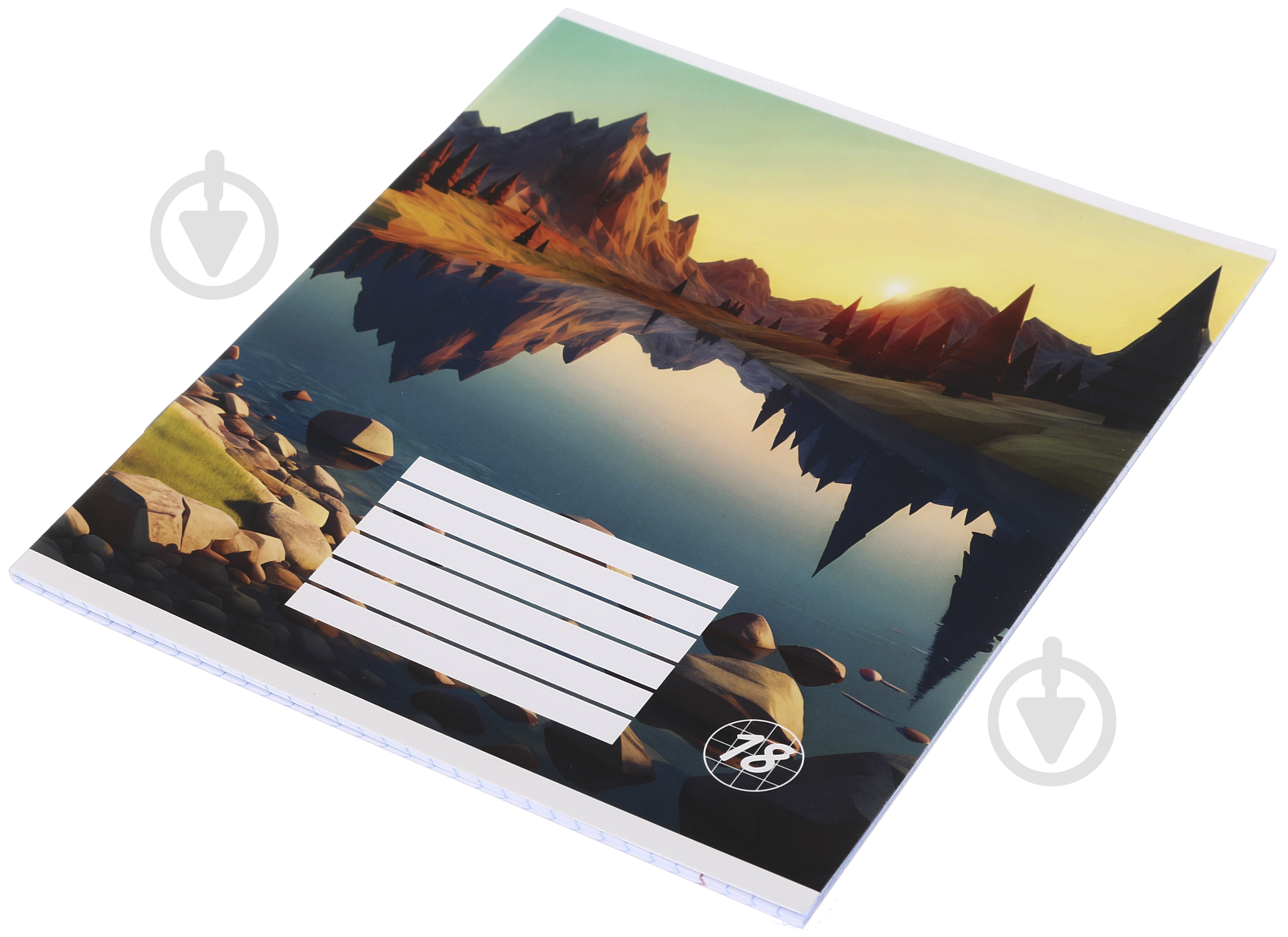 Зошит шкільний Pixel landscape1_25 18 аркушів у клітинку Nota Bene - фото 2