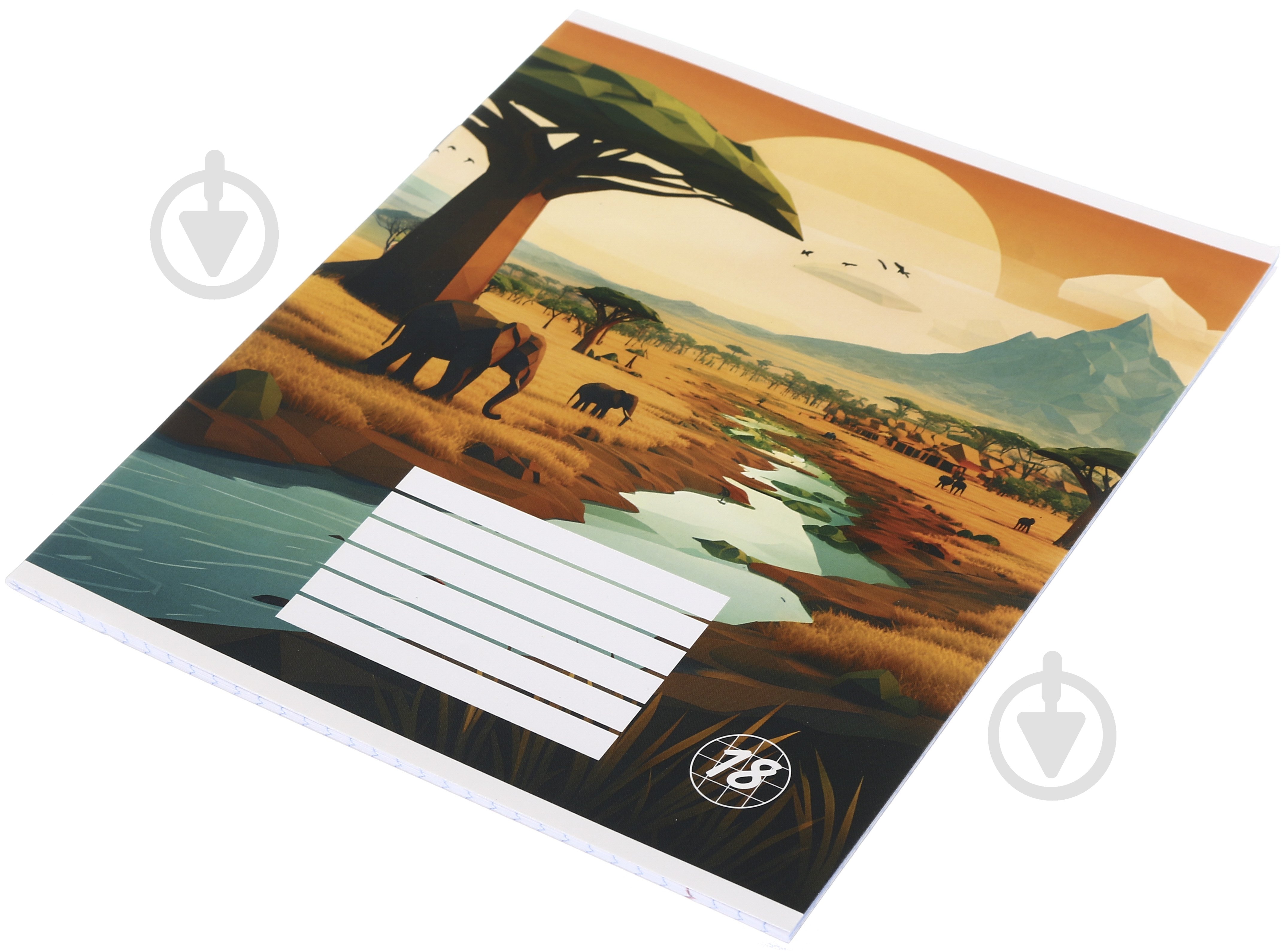 Тетрадь школьная Pixel landscape2_25 18 листов в клеточку Nota Bene - фото 2