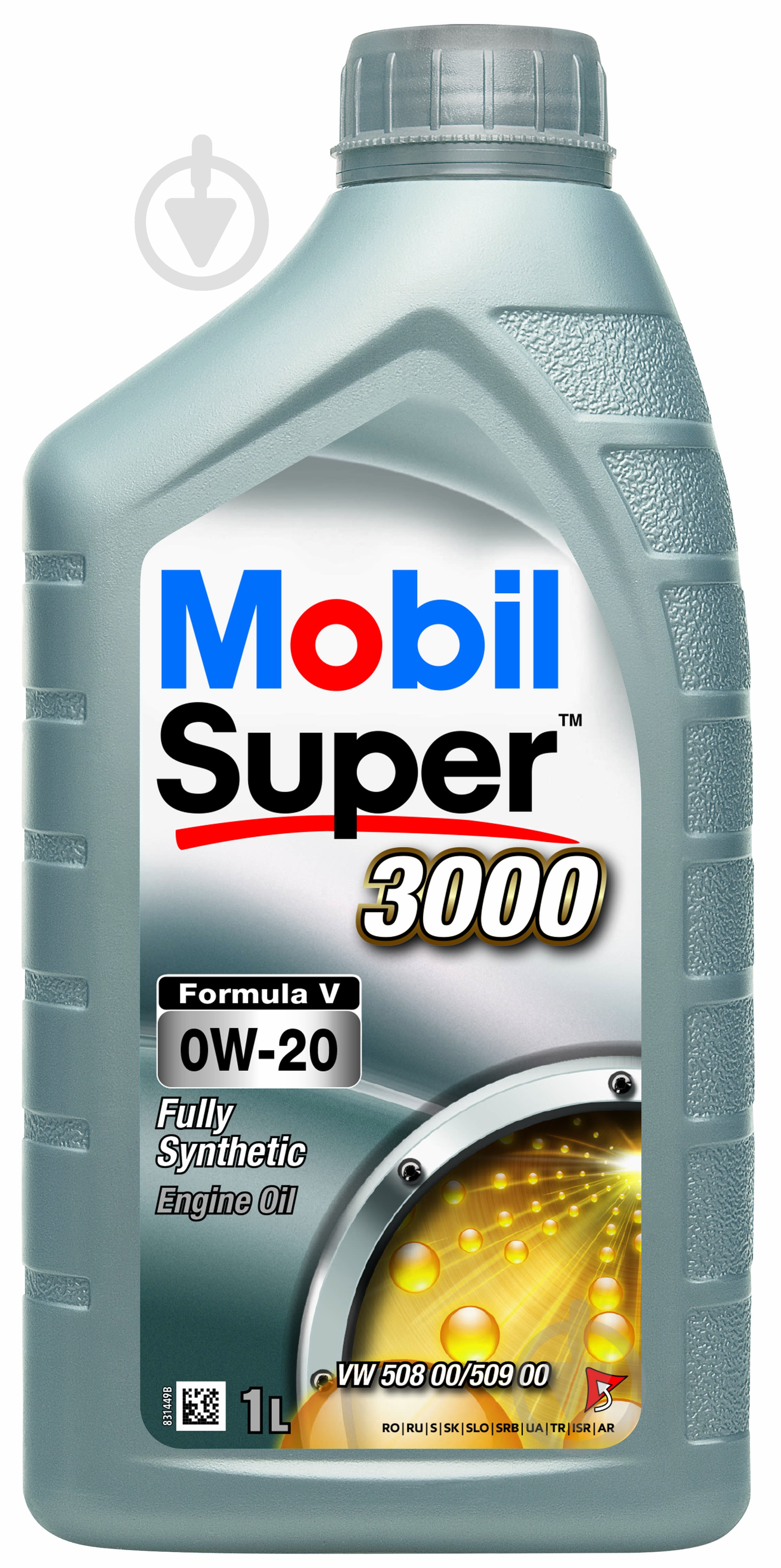Моторна олива синтетична Mobil Super 3000 Formula V 0W-20 1 л (155851) - фото 1