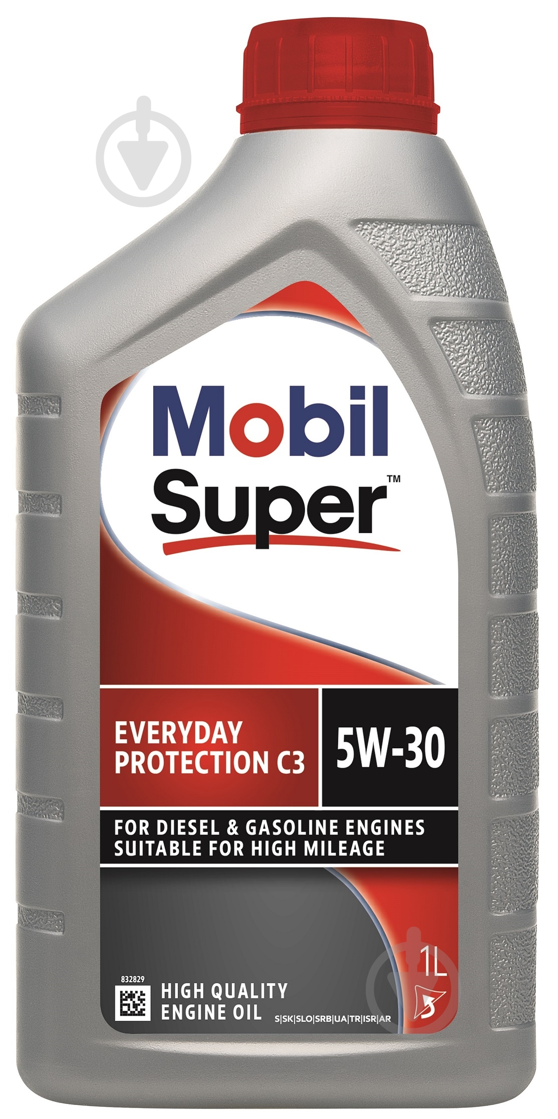 Моторна олива синтетична Mobil Super Everyday Protection C3 5W-30 1 л (158015) - фото 1