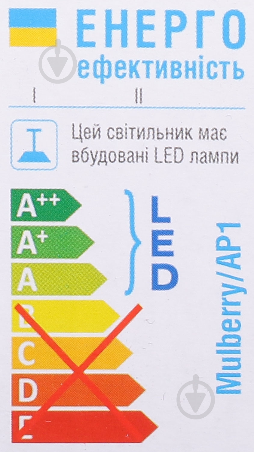 Бра Victoria Lighting Mulberry/AP1 1x18 Вт белый - фото 5